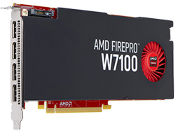 画像ギャラリー No.002のサムネイル画像 / AMD,「FirePro W7100」などワークステーション向けGPU計4製品を発表。ミドル〜ローエンド製品を置き換え