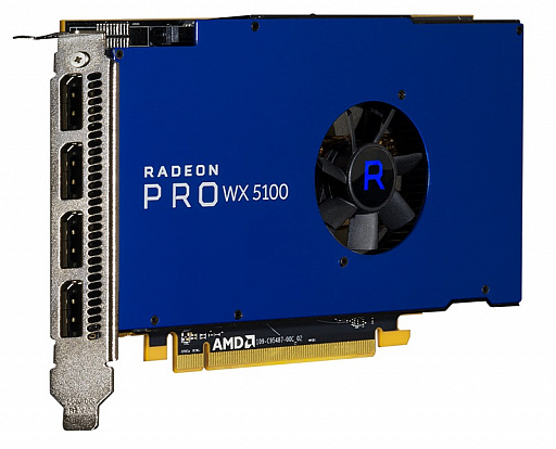 画像ギャラリー No.001のサムネイル画像 / エーキューブ,「Radeon Pro WX5100」を国内発売。ミドルクラス市場向けのワークステーション用グラフィックスカード
