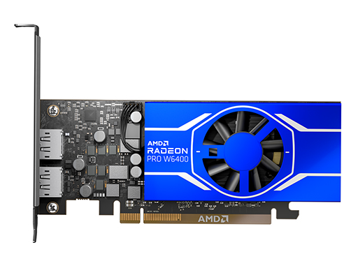 画像ギャラリー No.001のサムネイル画像 / AMD，ワークステーション向けGPU「Radeon PRO W6400」を発表。RDNA 2ベースのエントリー市場向け製品