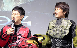 画像ギャラリー No.010のサムネイル画像 / 「Halo 4」発売記念前夜祭をレポート。麒麟,フルーツポンチ,レイザーラモンHGさんら豪華ゲストが登場し,開発秘話も披露