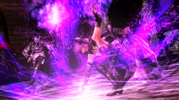 画像ギャラリー No.016のサムネイル画像 / シリーズファン納得の難度と爽快感――Wii U「NINJA GAIDEN 3: Razor's Edge」を先行プレイ。プレイアブルになって鮮血を浴びるあやねの姿も妖艶だ