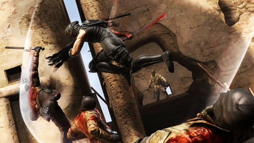 画像ギャラリー No.042のサムネイル画像 / シリーズファン納得の難度と爽快感――Wii U「NINJA GAIDEN 3: Razor's Edge」を先行プレイ。プレイアブルになって鮮血を浴びるあやねの姿も妖艶だ