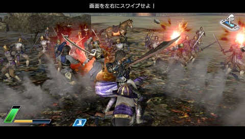 画像ギャラリー No.002のサムネイル画像 / ［TGS 2011］「真・三國無双 NEXT」はPlayStation Vitaの機能を駆使した意欲作。インプレッションをお届け