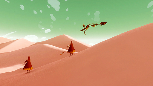画像ギャラリー No.001のサムネイル画像 / thatgamecompanyの「風ノ旅ビト」が,欧米のPSNで販売記録を更新。サントラは2012年4月にリリース