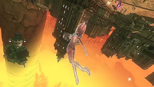 画像ギャラリー No.008のサムネイル画像 / ［TGS 2011］PS Vita「GRAVITY DAZE / 重力的眩暈：上層への帰還において、彼女の内宇宙に生じた摂動」を試した。割と硬派なアクションタイトル
