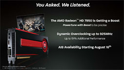 画像ギャラリー No.006のサムネイル画像 / AMD，「Radeon HD 7950」の自動クロックアップ機能有効化BIOSを公開。ファイルをUpしつつ，その効果を確認してみる