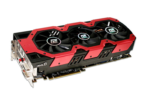 画像ギャラリー No.002のサムネイル画像 / PowerColor,1枚のカードにフルスペックの「Radeon HD 7970」を2基搭載する「Devil 13 HD7990」発表