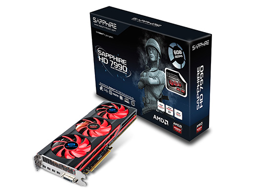 画像ギャラリー No.001のサムネイル画像 / Sapphire製Radeon HD 7990カードが13〜14万円前後の価格で登場