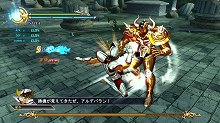 画像ギャラリー No.008のサムネイル画像 / 「聖闘士星矢戦記」，ペガサス星矢/ドラゴン紫龍/キグナス氷河/アンドロメダ瞬/フェニックス一輝ら5人の青銅聖闘士と，黄金聖闘士アルデバランが公開