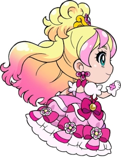 画像ギャラリー No.003のサムネイル画像 / 「チャリ走DX3」，「プリンセスプリキュア」コラボステージ登場。フローラ達が走る