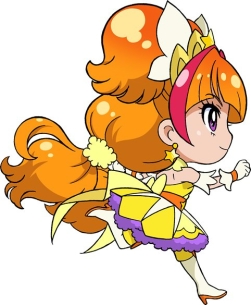 画像ギャラリー No.004のサムネイル画像 / 「チャリ走DX3」，「プリンセスプリキュア」コラボステージ登場。フローラ達が走る