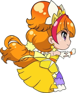 画像ギャラリー No.005のサムネイル画像 / 「チャリ走DX3」，「プリンセスプリキュア」コラボステージ登場。フローラ達が走る