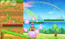 画像ギャラリー No.008のサムネイル画像 / 「チャリ走DX3」，「プリンセスプリキュア」コラボステージ登場。フローラ達が走る