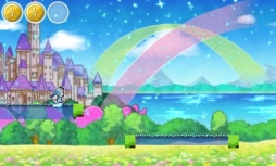 画像ギャラリー No.013のサムネイル画像 / 「チャリ走DX3」，「プリンセスプリキュア」コラボステージ登場。フローラ達が走る