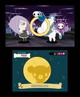 画像ギャラリー No.002のサムネイル画像 / ちょっぴりホラーで可愛らしい3DS用リズムアクション「うしみつモンストルオ　〜リンゼと魔法のリズム〜」が2011年7月21日に発売 