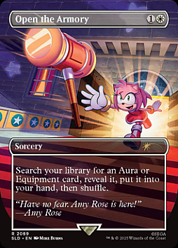 画像ギャラリー No.012のサムネイル画像 / 「マジック:ザ・ギャザリング」に「ソニック」が登場。Secret Lair「The Sonic Superdrop」を7月15日に発売