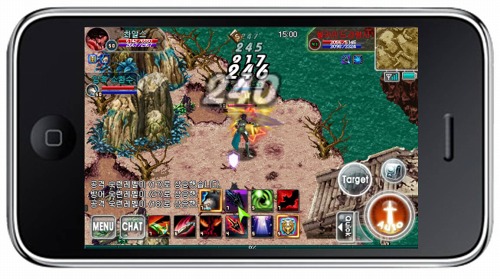 画像ギャラリー No.004のサムネイル画像 / iPhone向け本格派MMORPG「Dungeon Fantasy Online」,Com2uSから配信中。ただし今のところ韓国語のみサポート