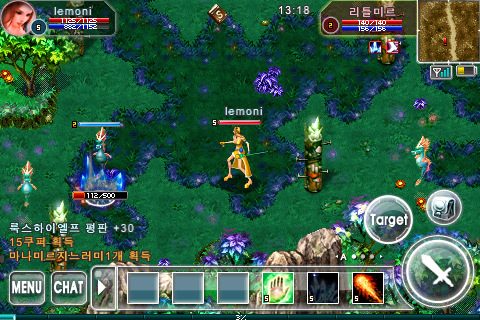 画像ギャラリー No.008のサムネイル画像 / iPhone向け本格派MMORPG「Dungeon Fantasy Online」,Com2uSから配信中。ただし今のところ韓国語のみサポート