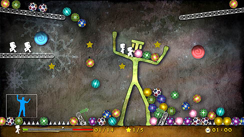 画像ギャラリー No.017のサムネイル画像 / 2011年9月7日に配信開始，Xbox 360専用タイトル「リードミーズ」ってこんなゲームだった。かわいいリードミー達を優しくリードしてゴールへ導こう