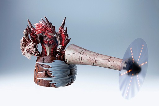 画像ギャラリー No.009のサムネイル画像 / 「モンスターハンター」の武器ガンランスを再現したUSB卓上ファンが登場