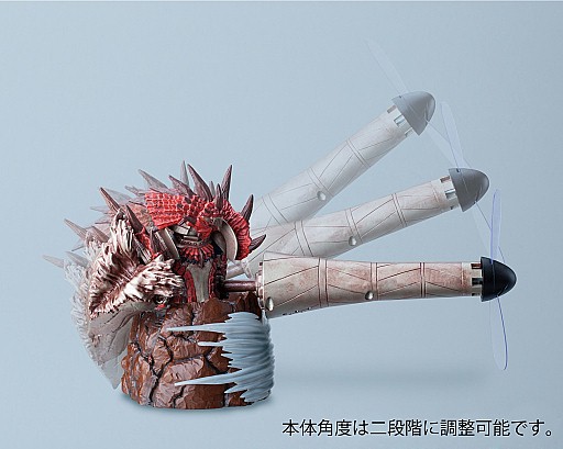 画像ギャラリー No.010のサムネイル画像 / 「モンスターハンター」の武器ガンランスを再現したUSB卓上ファンが登場