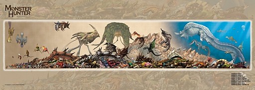 画像ギャラリー No.005のサムネイル画像 / 「モンスターハンター」シリーズのキャラクター達がジグゾーパズルで登場