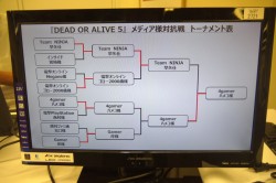 画像ギャラリー No.010のサムネイル画像 / ラスボスはまさかの早矢仕P。本日発売の「DEAD OR ALIVE 5」，読者プレゼントをかけたメディア対抗戦の模様をムービーでお届け
