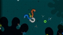 画像ギャラリー No.008のサムネイル画像 / Wiiウェア「PENTA TENTACLES」配信中。触手の生えた生命体を操作して成長させるアクションゲーム。触手の独特な動きとゆったりしたサウンドが魅力