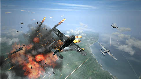 画像ギャラリー No.007のサムネイル画像 / 「WarBirds 2012」のオープンβテストが本日からスタート。数百人のプレイヤーが一つの戦場に集まって戦う,コンバットフライトシミュレーションだ