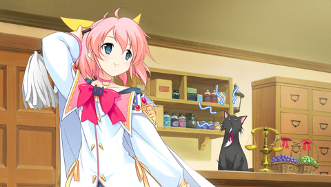 画像ギャラリー No.002のサムネイル画像 / 13年の時を越え,工画堂スタジオくろねこさんちーむのデビュー作がPSPで蘇る。「リトルウィッチ パルフェ 黒猫魔法店物語」レビュー