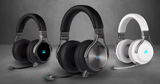 画像ギャラリー No.003のサムネイル画像 / Corsair,ワイヤレス&ワイヤード両対応の新ヘッドセット「VIRTUOSO RGB Wireless」を発表。ガンメタルの特別カラーも用意
