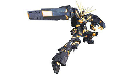 画像ギャラリー No.001のサムネイル画像 / 「機動戦士ガンダム エクストリームバーサス フルブースト」，4月26日のアップデートで「バンシィ」が登場。スクリーンショットで攻撃技を確認しよう