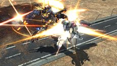 画像ギャラリー No.008のサムネイル画像 / 「機動戦士ガンダム エクストリームバーサス フルブースト」，4月26日のアップデートで「バンシィ」が登場。スクリーンショットで攻撃技を確認しよう