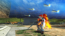 画像ギャラリー No.024のサムネイル画像 / 「機動戦士ガンダム EXVS. フルバースト」，新機体「エクストリームガンダム（type-レオス）アイオス・フェース」「ガンダムMk-II」のアクションを公開