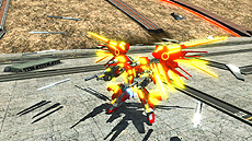 画像ギャラリー No.034のサムネイル画像 / 「機動戦士ガンダム EXVS. フルバースト」，新機体「エクストリームガンダム（type-レオス）アイオス・フェース」「ガンダムMk-II」のアクションを公開