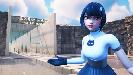 画像ギャラリー No.001のサムネイル画像 / メタバース美術館「COCO WARP」が「フォートナイト」のマップとしてオープン。“3030年の未来を体感すること”がテーマ