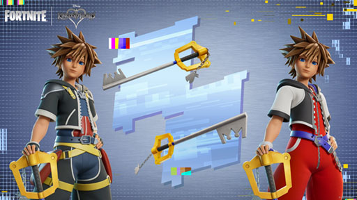 画像ギャラリー No.004のサムネイル画像 / 「フォートナイト」と「キングダム ハーツ」がコラボ。ソラたちのコスチュームやキングダムチェーンなどのアイテムが登場