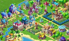 画像ギャラリー No.003のサムネイル画像 / 「Fantasy Town」，Android Marketに登場。お城や塔などを建てて，理想の町を作ろう
