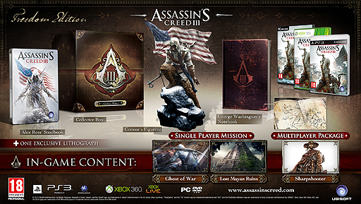 画像ギャラリー No.006のサムネイル画像 / 「Assassin's Creed III」最新エンジンは,1画面に2000体のキャラクターを表示。Wii U版ではタブレットをAnimusとして操作