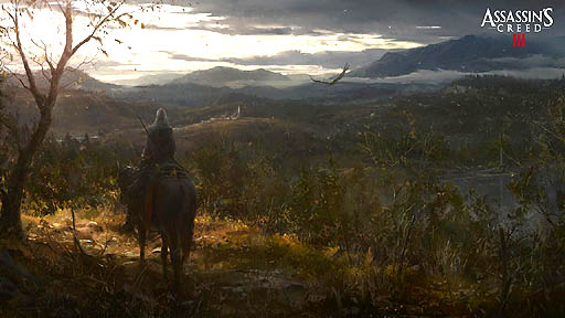 画像ギャラリー No.003のサムネイル画像 / 「Assassin's Creed III」の，初となるプレイムービーが公開。縄つきの鉤やマスケット銃を使った攻撃シーンなどが収録