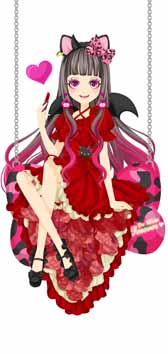 画像ギャラリー No.002のサムネイル画像 / 「プラチナ☆ガール」,小悪魔「ハローキティ」と期間限定でコラボを実施