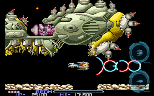 画像ギャラリー No.010のサムネイル画像 / 【PR】「Androidアプリレビュー」第4回：横スクロールSTGの名作「R-TYPE」。あの当時の迫力がそのままAndroidで楽しめる！