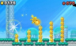 画像ギャラリー No.033のサムネイル画像 / コイン100万枚への長い道のりを飽きることなく突き進める良作。「New スーパーマリオブラザーズ 2」レビュー