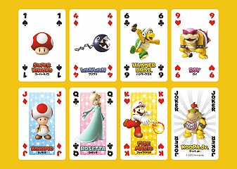 画像ギャラリー No.005のサムネイル画像 / 「スーパーマリオ」のゲーム画面がトランプの絵柄に。新デザインの「マリオトランプ」を7月に発売