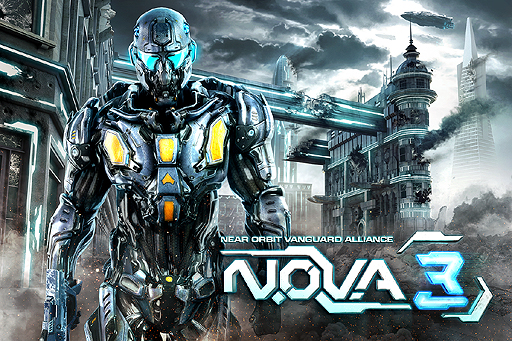 画像ギャラリー No.002のサムネイル画像 / iOSアプリ「N.O.V.A. 3 - Near Orbit Vanguard Alliance」の配信が本日スタート。最大12人のマルチプレイに対応したシリーズ最新作