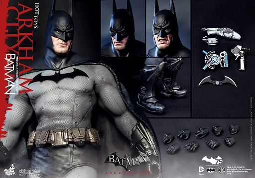 画像ギャラリー No.001のサムネイル画像 / 「バットマン:アーカム・シティ」版バットマンが1/6スケールフィギュアで登場