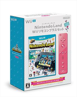 画像ギャラリー No.002のサムネイル画像 / アオ/ピンク色のWiiリモコンプラスが付属する「Nintendo Land Wiiリモコンプラスセット」が7月13日発売に