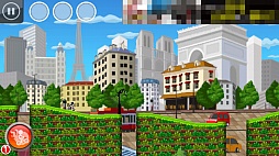 画像ギャラリー No.002のサムネイル画像 / 自転車漕いで世界を走破。スマートフォン向けアクション「チャリ走DX」を紹介する「（ほぼ）日刊スマホゲーム通信」第167回