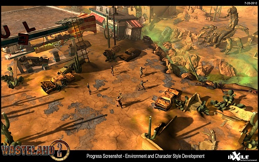 画像ギャラリー No.002のサムネイル画像 / 「Fallout」シリーズのルーツとなった作品が蘇る。「Wasteland 2」のカメラテスト映像が公開に 