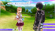 画像ギャラリー No.015のサムネイル画像 / 小説/アニメに続いてゲーム版「ソードアート・オンライン」が登場。AI操作のパートナーキャラと絆を深めながらアインクラッドを冒険するRPG